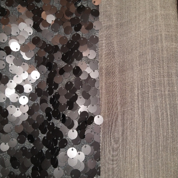 Simply Vera Wang 016 Chalkboard Plaid dress sequin - Picture 8 of 10